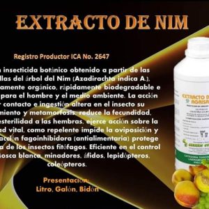 INSECTICIDA EXTRACTO DE NIM
