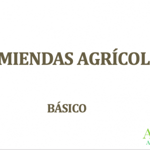 Enmiendas Agrícolas Básico