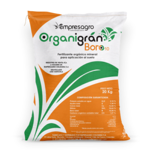 FERTILIZANTE GRANULADO ORGANIGRÁN BORO