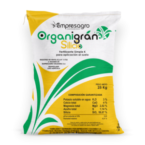 FERTILIZANTE GRANULADO ORGANIGRAN SILICIO