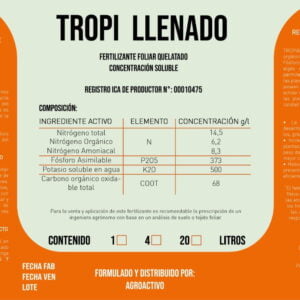 LLENADO DE FRUTO "TROPIACTIVO LLENADO"
